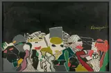 SANS TITRE by Hervé Télémaque, 1960, Gouache sur papier, sold Mar 2019