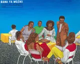 BANA YA MOZIKI by Chéri Samba, 2000, Acrylique sur toile, sold Mar 2019