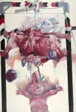 LA NAISSANCE by Vladimir Veličković, 1968, Huile sur toile, sold Mar 2019