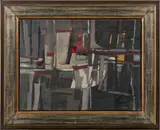 SANS TITRE by Karl Fred Dahmen, 1953, Huile sur toile, sold Mar 2019