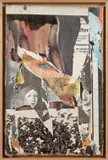 RUE DE VAUCANSON, 15 JUILLET 1988 by Jacques de la Villeglé, 1988, Affiche lacérée marouflée sur toile, sold Mar 2019