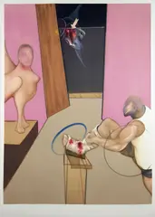 Oedipe et le Sphinx by Francis Bacon, 1984, Lithographie en couleurs, sold Jan 2019