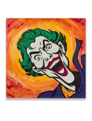 Joker by Seen, 2016, Peinture aérosol et acrylique sur toile, sold Jan 2019