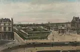 Vue du jardin des Tuileries by Lucien Adrion, Huile sur toile, sold Mar 2019