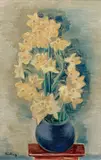 Fleurs by Moïse Kisling, 1924, Huile sur toile, sold Mar 2019