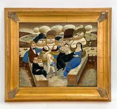 Untitled by Yuri Krasny, Wedding party giclee, sold Nov 2024