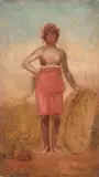 Etude pour la Cérès ou Allégorie de l'Eté by Jean-François Millet, Huile et cire sur toile (Toile d'origine), sold Mar 2019