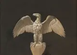Etude d'aigle impériale, étude pour une aigle de drapeau by Giocondo Albertolli, Plume et encre de Chine, lavis et rehauts de gouache blanche sur trait de crayon, sold Feb 2019