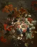 Jeté de fleurs by Gaspar Pieter Verbruggen II, Huile sur toile, sold Feb 2019
