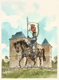 HERMANN (Hermann Huppen dit) by Hermann, Encre de Chine, mine de plomb et aquarelle pour une illustration extraite de cet album publié en 2009 aux éditions Gléna, sold Apr 2019
