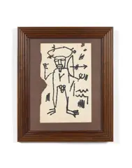 Untitled - Début des années 1980 by Jean-Michel Basquiat, Marker on paper, sold May 2019