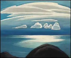 Lake Superior by Lawren Harris, oil on board, sold May 2012