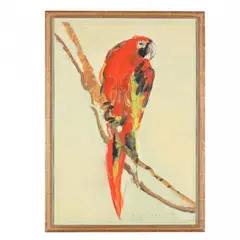 Macaw I by Robert Andrew Parker, Gouache and watercolor, sold Mar 2016