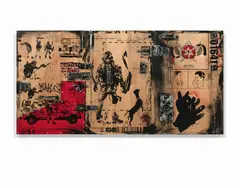 Sans titre by WK Interact, 2009, Acrylique, marqueur et pochoir sur portes, sold May 2019