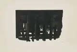 Lithographie 16 by Pierre Soulages, 1964, Lithographie en noir, sold May 2019