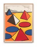 Ciel d'orage by Alexander Calder, 1976, Lithographie en couleurs, sold May 2019