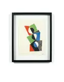 Sans titre by Sonia Delaunay, 1961, Eau-forte et aquatinte en couleurs sur Japon, sold May 2019