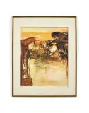 Lithographie 253 by Zao Wou-ki, 1973, Lithographie en couleurs, sold May 2019