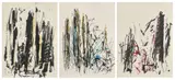 Trees by Joan Mitchell, 1992, Suite de 3 lithographies en couleurs, sold May 2019