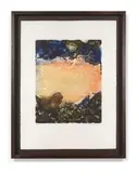 Gravure 316 by Zao Wou-ki, 1981, Eau-forte et aquatinte couleurs, sold May 2019