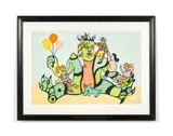 Le monstre by Niki de Saint Phalle, 1995, Lithographie en couleurs, sold May 2019