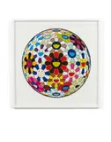 Flower ball by Takashi Murakami, 2013, Lithographie offset en couleurs, sold May 2019