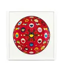 Flower Ball (3D) Red Ball by Takashi Murakami, 2013, Lithographie offset en couleurs, sold May 2019