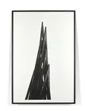 Acute Unequal Angles by Bernar Venet, 2017, Eau-forte en noir, sold May 2019