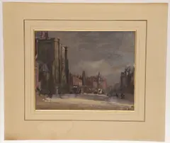 'Church Of The Holy Name, Oxford Street, Manchester' by Francis Dodd, watercolour and gouache on tinted paper, sold Oct 2026