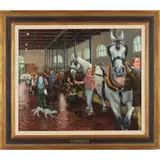 Breaker's Stable - Newport by Claudia Coleman, Oil on canvas, sold Dec 2015