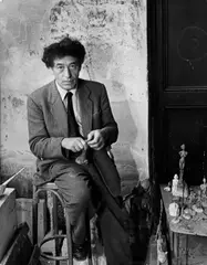 Giacometti by Denise Colomb, 1954, Späterer Silbergelatineabzug, sold Jun 2015
