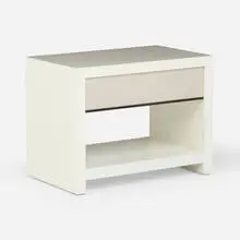 Lennox occasional table by Holly Hunt, lacquered wood, patinated steel, sold Aug 2023