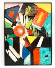 Untitled by Giuseppe Napoli, Mixed media collage, offered Jun 2025