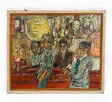 Expressionist by David Azuz, Oil on canvas, sold Sep 2025