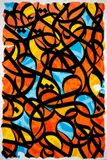 SOCRATES by eL Seed, 2019, Acrylique sur toile, sold May 2019
