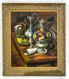 Still Life by Marius Azzi Aldrich, Oil on canvas, sold Sep 2025