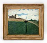 Impressionist by Niberg Abbey, Oil on canvas, sold Oct 2025