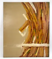 Large Abstract by Jasha Green, Oil on canvas, sold Oct 2025