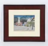 Untitled by Thomas D. Greenley, Woodblock, offered Oct 2025