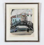 Untitled by Susanne Suba, Bridge gouache painting, offered Nov 2025
