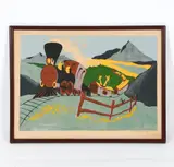 Untitled by Donald Sutphin, Serigraph, sold Nov 2025