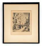 Untitled by Elias S. Grossman, Etching, sold Nov 2025