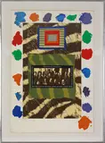 titled "Vernissage-Cocktail by Ronald B. Kitaj, lithograph, offered Oct 2005