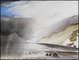 Walker Hook, Saltspring Island, BC by Toni Onley, 1992, watercolour on paper, sold May 2012