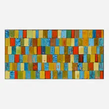 Collection of tiles by Doyle Lane, c. 1960, glazed earthenware tiles, sold Oct 2021