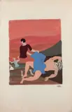 Ensemble de deux oeuvres sur papier by André Derain, Gouache sur papier, sold Oct 2018