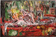 The Smile and Shudder by Cecily Brown, 2020-2021, pastel on paper, sold Oct 2026