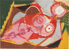 Akt by Otto Greis, 1949, Gouache auf festem Papier, auf Karton, sold Aug 2026