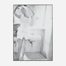 Marilyn Monroe Ladies Room / Chicago Airport by Eve Arnold, 1954, gelatin silver print, sold Oct 2026
