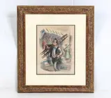 Untitled by Don Freeman, Hand colored lithograph, offered Feb 2026
